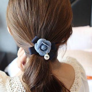 Floral Fabric Hair Tie