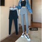 Inset Layered Leggings