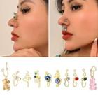 Faux Pearl / Alloy Faux Nose Ring (various Designs)