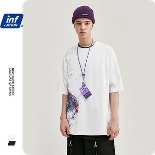Galaxy-print Loose T-shirt