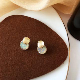 Geometry Drop Earring 1 Pair - Geometry Drop Earring - Gold - One Size