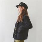Dual-pocket Wool Blend Blazer