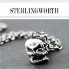 Skull Sterling Silver Pendant