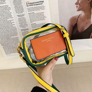 Transparent Zip Crossbody Bag