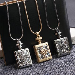 Rhinestone Perfume Necklace