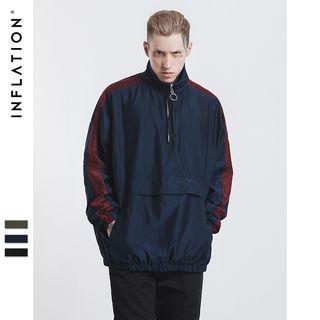 Stand-collar Zipper Windbreaker
