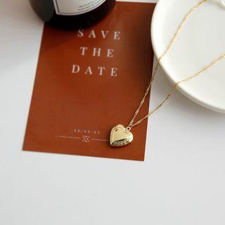 Heart Necklace 5996 - One Size