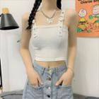 Eyelet Strap Top