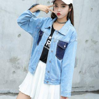 Contrast Pocket Denim Jacket