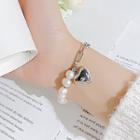 Heart Bracelet 1286 - Bracelet - Silver - One Size
