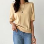 Round-neck Short-sleeve Sweatshirt