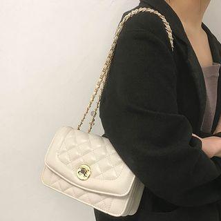 Chain Strap Quilted Flap Crossbody Bag