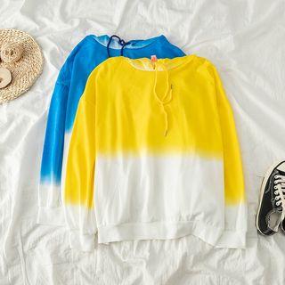 Dip-dyed Hooded Sweatshirt