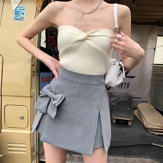 Ribbon Mini A-line Skort
