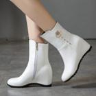 Wedge-heel Short Boots