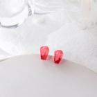 Geometry Stud Earring 1 Pair - E1264 - 4 - Pink - One Size