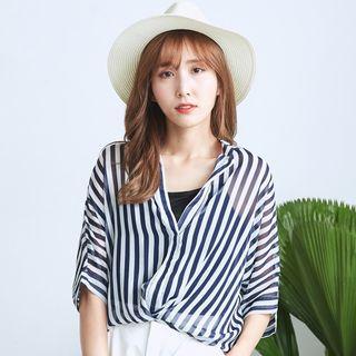 Striped Blouse With Camisole