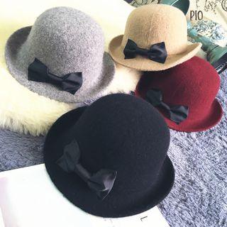 Bow Knit Jazz Hat