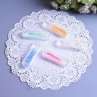 Set: Contact Lens Tweezers + Suction Stick Random Colors - One Size