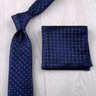 Set: Patterned Neck Tie + Pocket Square