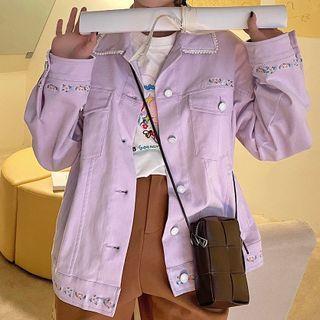 Floral Embroidered Beaded Jacket