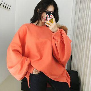 Balloon-sleeve Sweatshirt