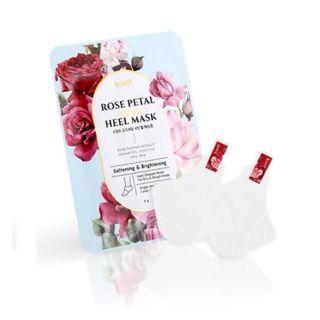 Petitfee - Rose Petal Satin Heel Mask 1 Pair