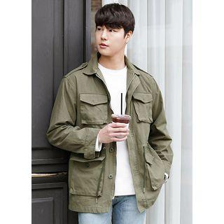 Loose-fit Military Jacket