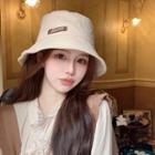Applique Bucket Hat 55-58cm - Beige - One Size