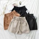 High-waist Wide-leg Short