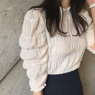 Smocked Textured Top
