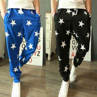 Star Printed Sweatpants