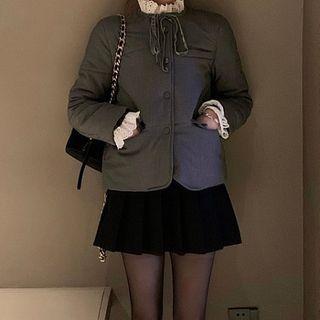Padded Jacket / A-line Skirt