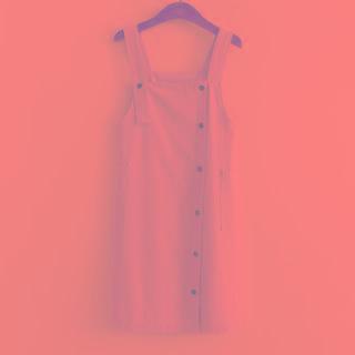 Button-up Overall Dress