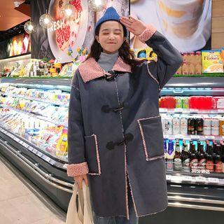 Hooded Color Panel Jacket