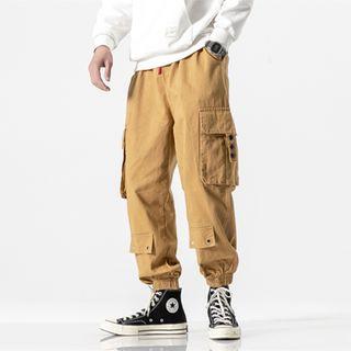 Pocket Detail Cargo Harem Pants