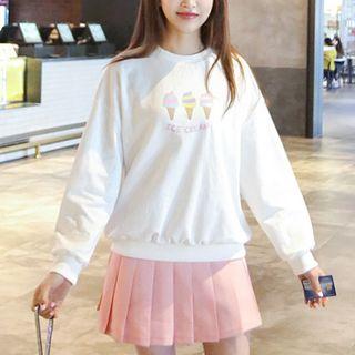 Long-sleeve Ice Cream Pullover