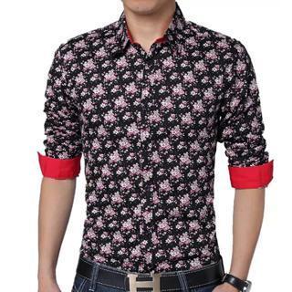 Floral Long-sleeve Shirt