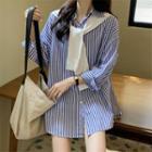 Striped Shirt / Shawl