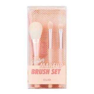 Clio - Pro Play Makeup Brush Set 3 Pcs