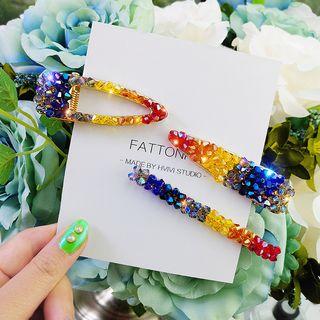 Faux Crystal Hair Clip / Hair Pin