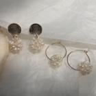 Beaded Ball Earrings (various Designs)