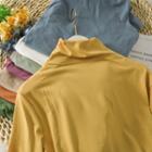 Cowl-neck Slim-fit Plain T-shirt In 11 Colors