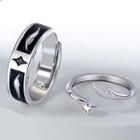 Couple Matching Sterling Silver Open Ring (various Designs) / Set