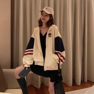 Spaghetti Strap Dress / Hooded Jacket