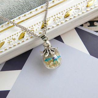 Octopus Pendant Necklace Necklace - One Size
