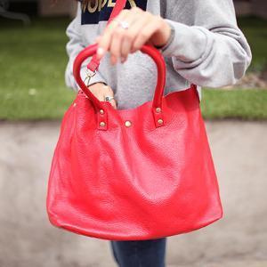 Genuine Leather Shopper Bag