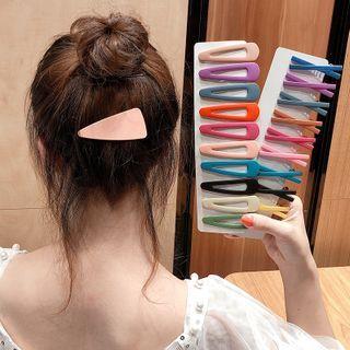 Set Of 10 - Geometric Hair Clip