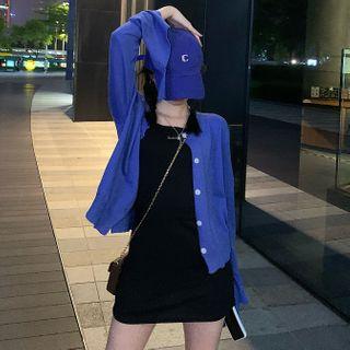 Sleeveless Mini Dress / Cardigan