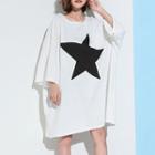 Star 3/4-sleeve Dress